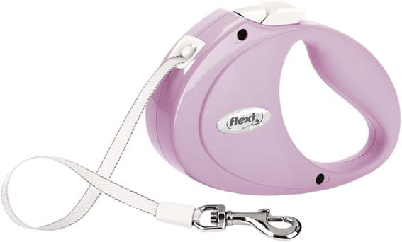 Flexi - puppy rullkoppel band rosa xs 2m - rullkoppel