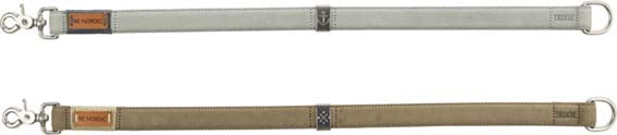 TRIXIE - be nordic läderhalsband sand l-xl 55cm/30mm - halsband