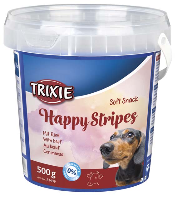 TRIXIE - soft snack happy stripes 500g plasthink