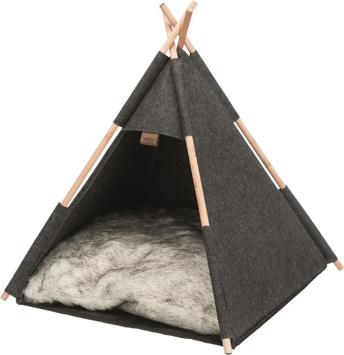 TRIXIE - tipi tält filt 55 × 65 × 55 cm antracit