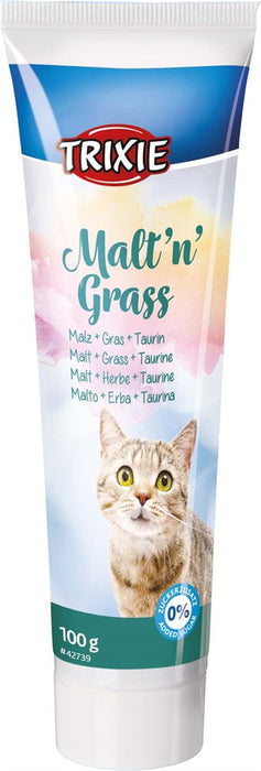 TRIXIE - malt'n'grass, anti hairball 100 g