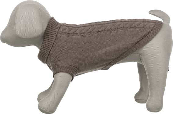 TRIXIE - kenton pullover m 50cm taupe - kläder för hundar