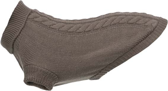 TRIXIE - kenton pullover m 50cm taupe - kläder för hundar