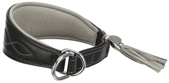 TRIXIE - active comfort halsband svart s 24-31cm 50mm - halsband