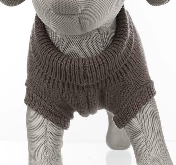 TRIXIE - kenton pullover m 50cm taupe - kläder för hundar