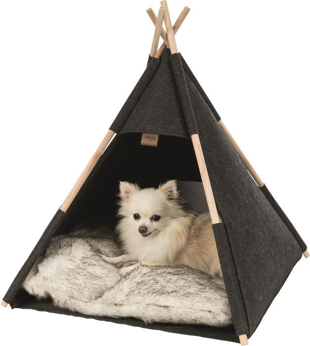 TRIXIE - tipi tält filt 55 × 65 × 55 cm antracit