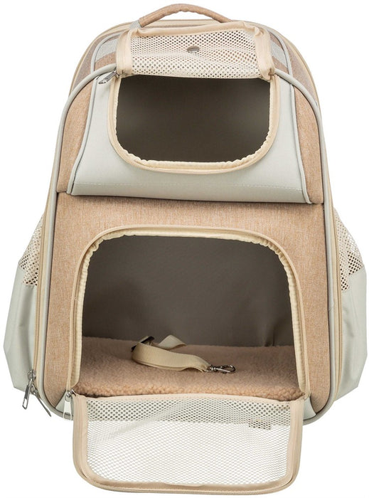 TRIXIE - ryggsäck willow 38 × 25 × 45 cm beige/brun