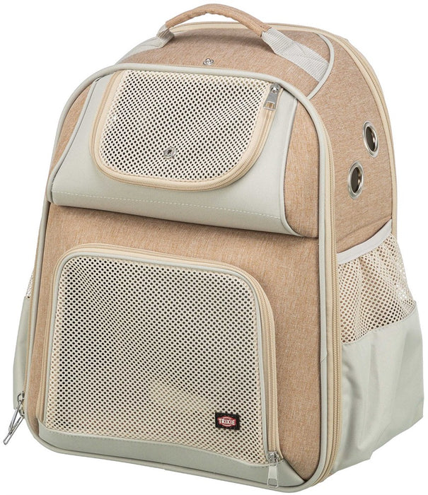 TRIXIE - ryggsäck willow 38 × 25 × 45 cm beige/brun