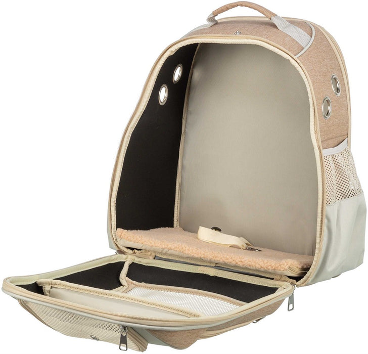 TRIXIE - ryggsäck willow 38 × 25 × 45 cm beige/brun