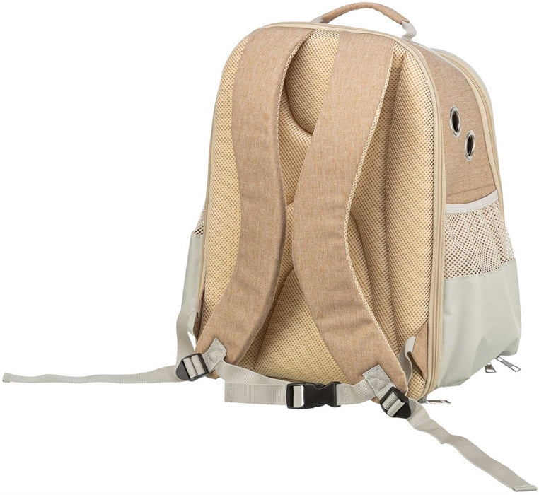 TRIXIE - ryggsäck willow 38 × 25 × 45 cm beige/brun