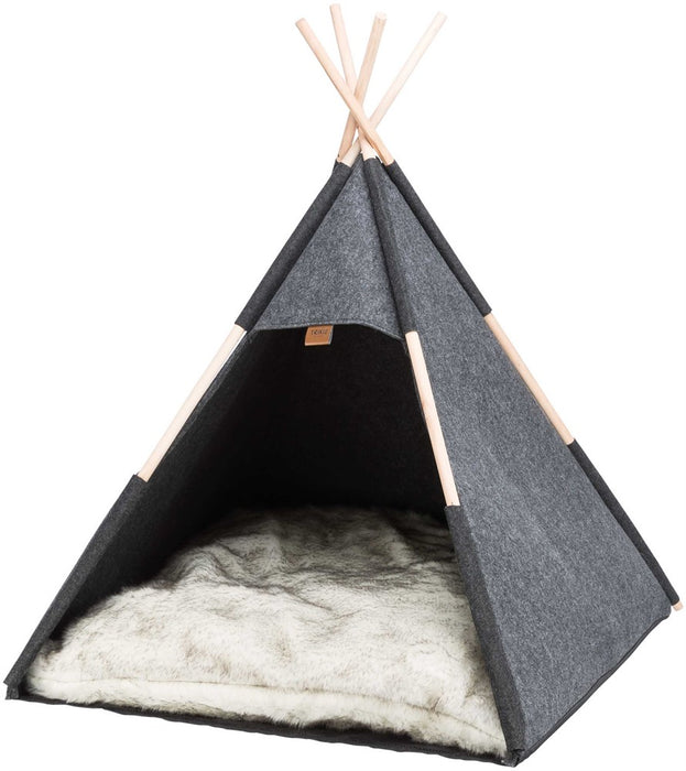 TRIXIE - tipi tält filt 70 × 70 × 70 cm antracit