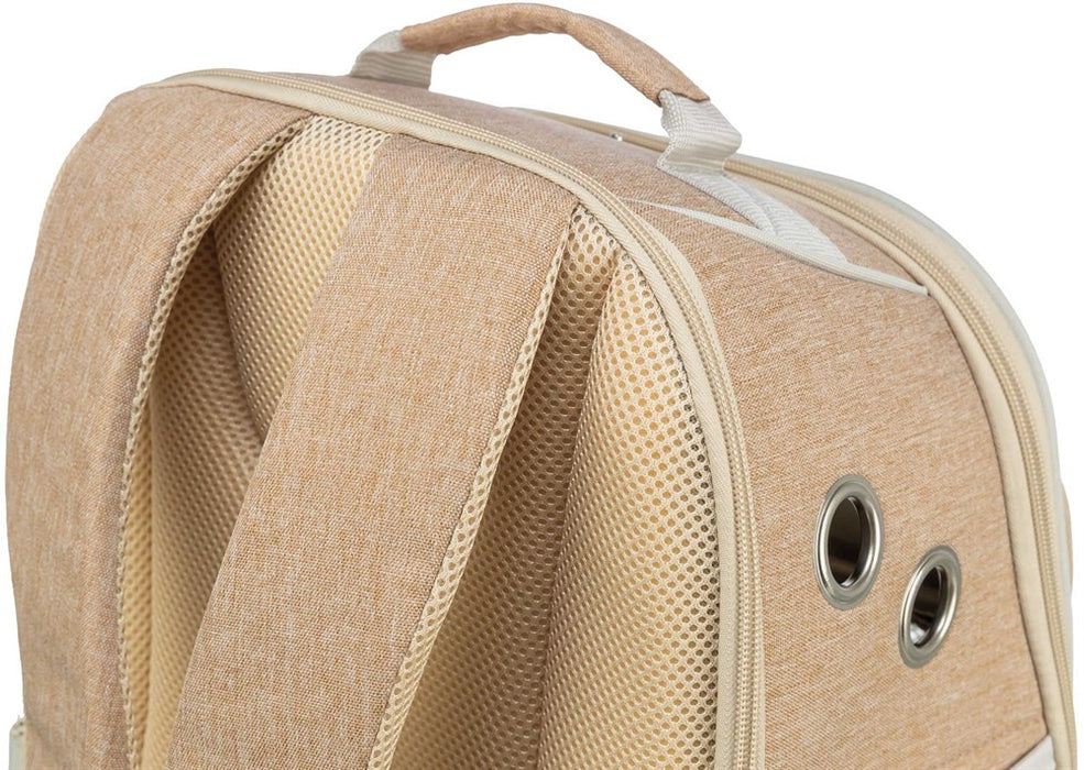 TRIXIE - ryggsäck willow 38 × 25 × 45 cm beige/brun