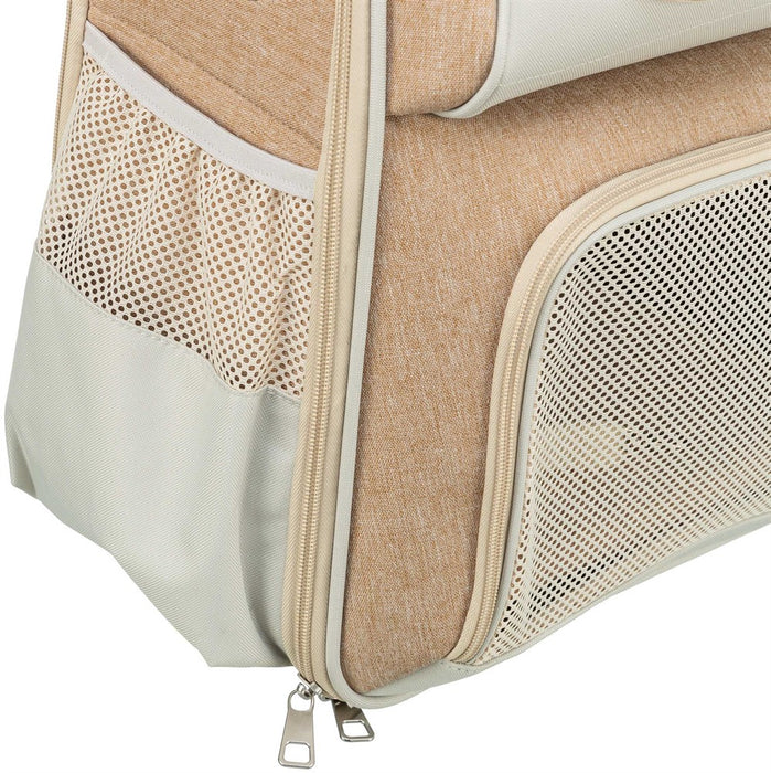 TRIXIE - ryggsäck willow 38 × 25 × 45 cm beige/brun