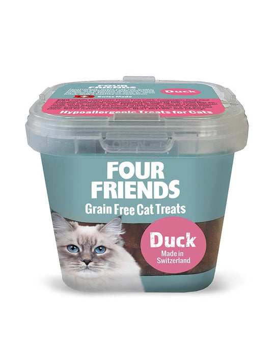 FourFriends - cat treats duck