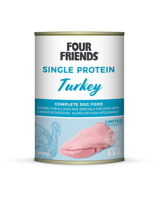 FourFriends - single protein turkey 400 g