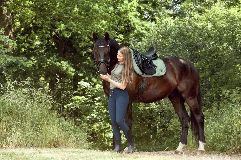 HorseGuard - ava rundsyet trense uden tøjle svart