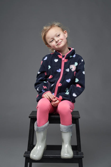 Equipage - kids hannah fleece zip navy