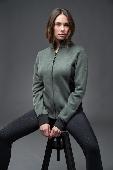 Catago - arctic 2.0 zip cardigan green leaf