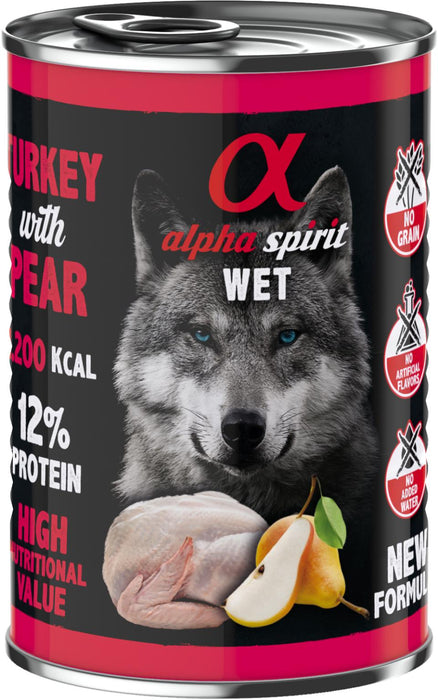 AlphaSpirit - turkey with pear 400 g