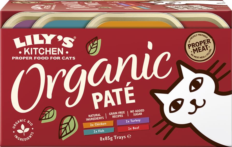 Lilys Kitchen - organic paté trays multipack 8x85g