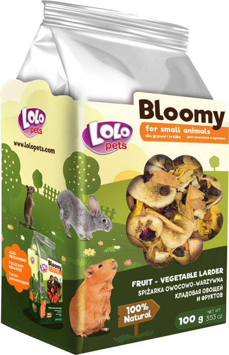 Bloomy - frukt- och grönsaksförråd för gnagare och kaniner