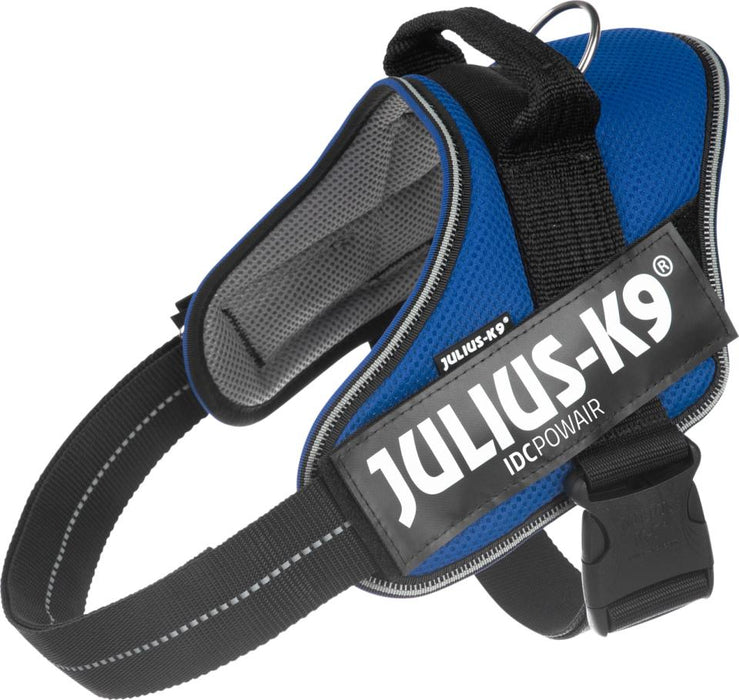 Julius-K9 - idc powair sele, 29-36 cm blå