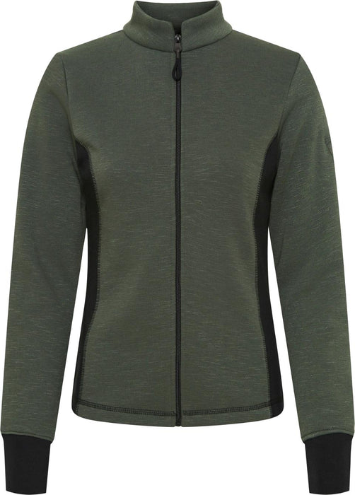 Catago - arctic 2.0 zip cardigan green leaf