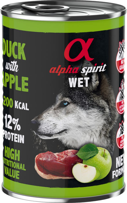 AlphaSpirit - duck with green apple 400 g