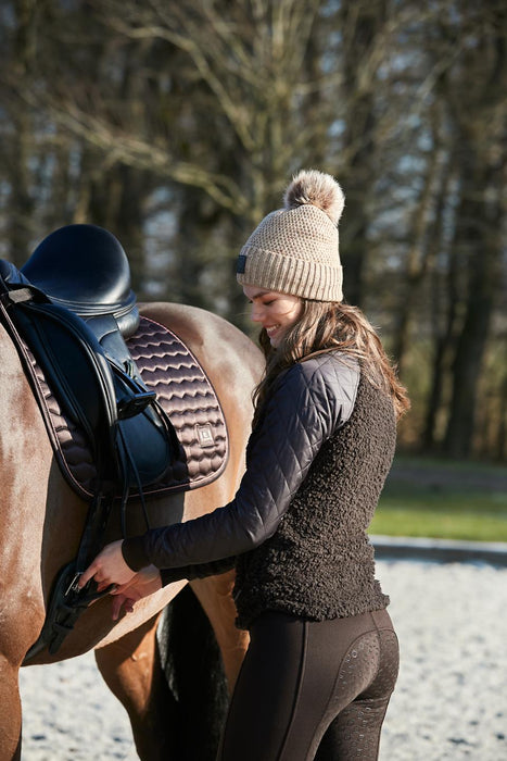 Equipage - lira glitter hatt beige