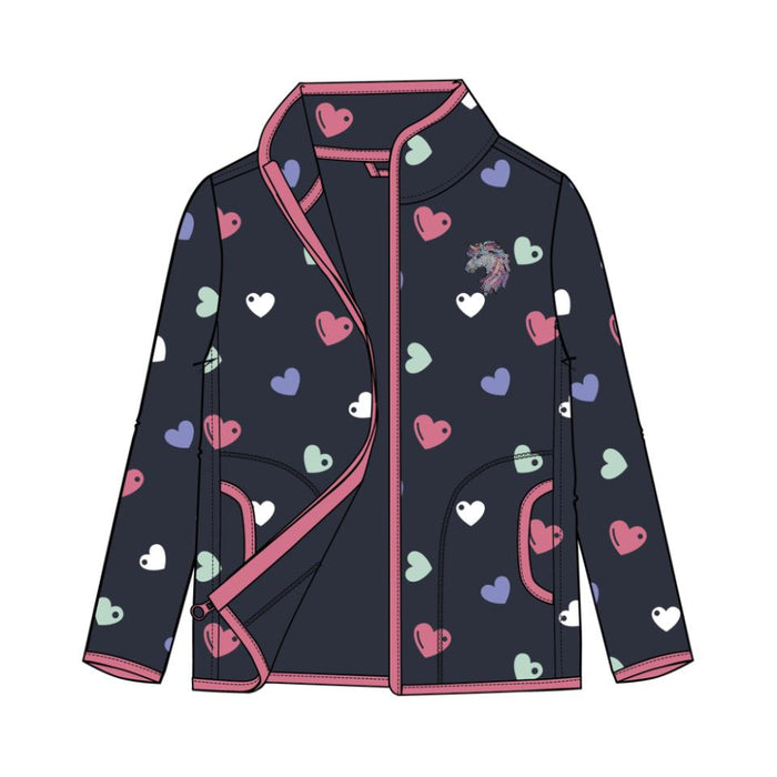 Equipage - kids hannah fleece zip navy