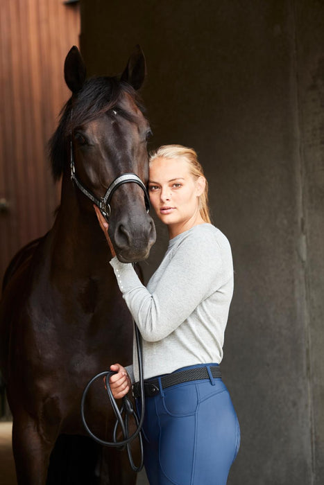 Catago - robyn stickad pullover grå