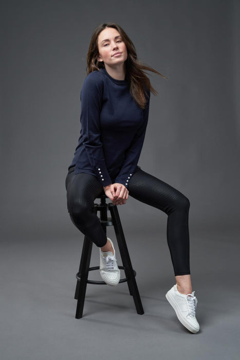 Catago - robyn stickad pullover navy