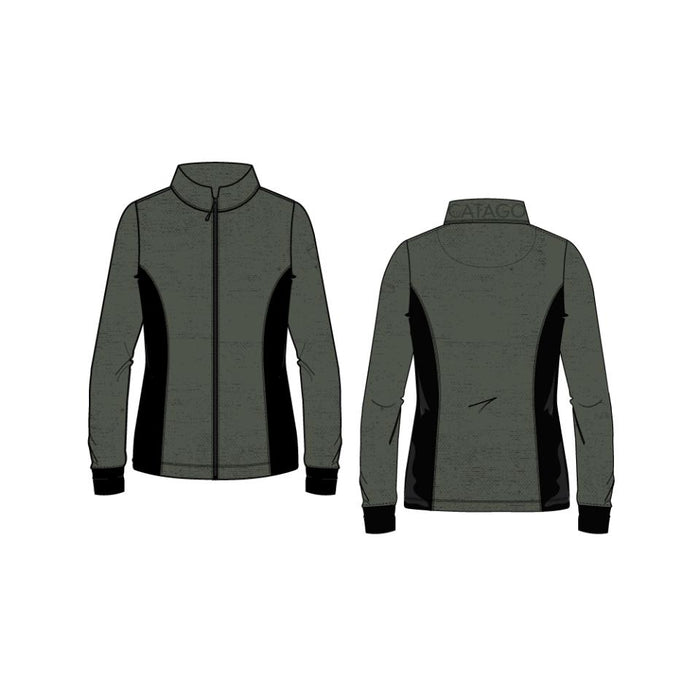 Catago - arctic 2.0 zip cardigan green leaf