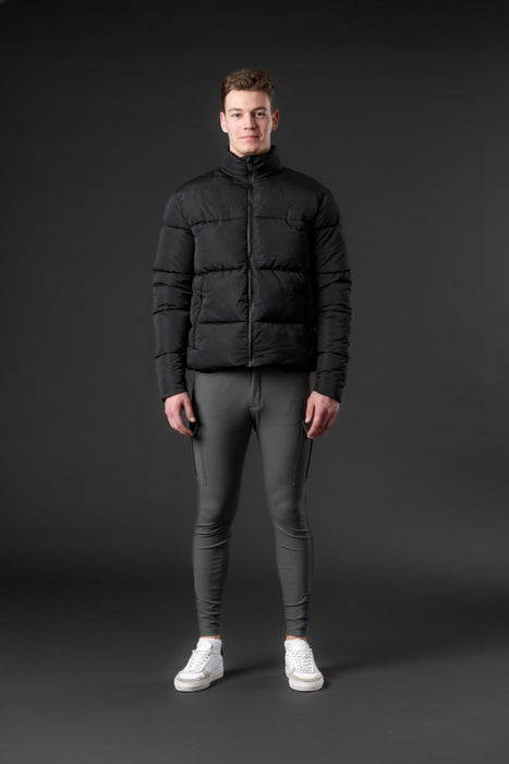 Catago - men blake puffer ridjacka – svart