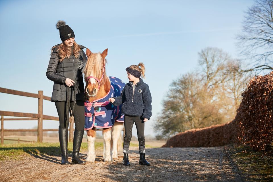 Equipage - kids lia glitter sock navy