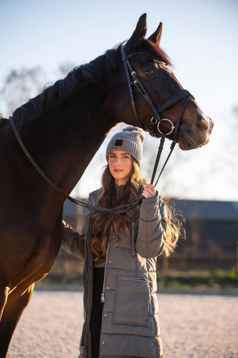 Equipage - lira glitter hatt grå melange