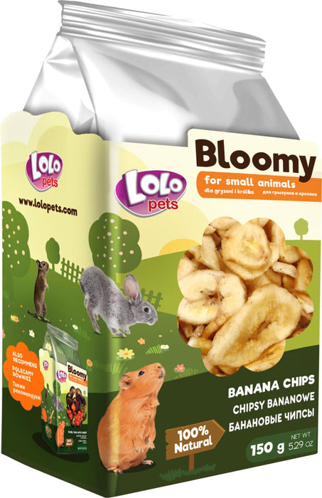 Bloomy - bananchips för gnagare och kaniner