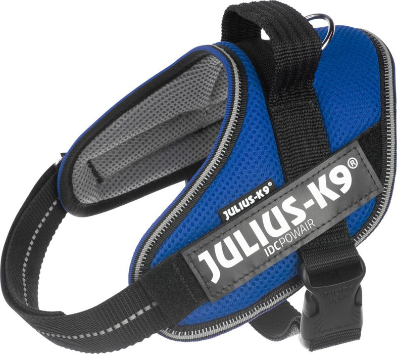 Julius-K9 - idc powair sele, 29-36 cm blå