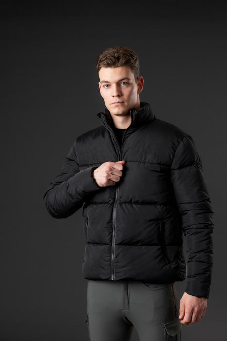 Catago - men blake puffer ridjacka – svart