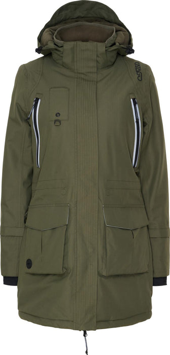 Catago - trainer jacket green leaf