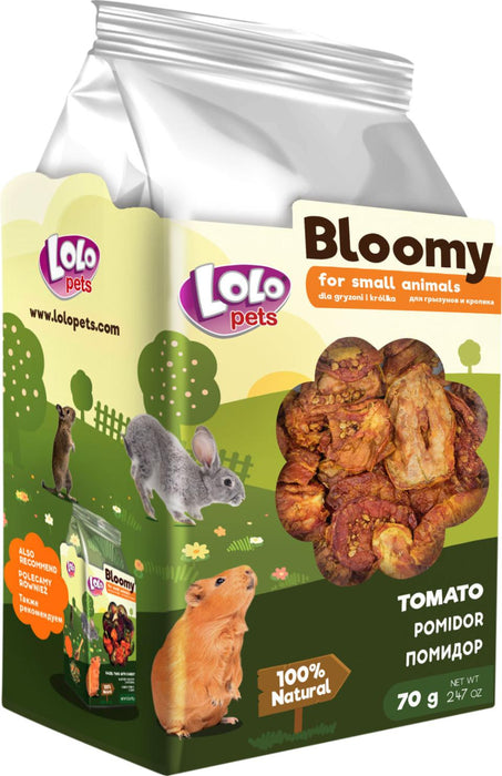 Bloomy - torkad tomat för gnagare och kaniner