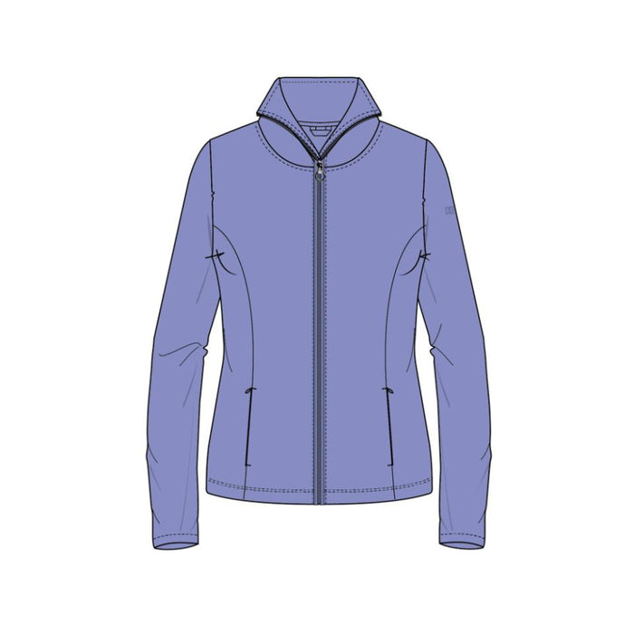 Equipage - gilly fleece cardigan för ridning jacaranda