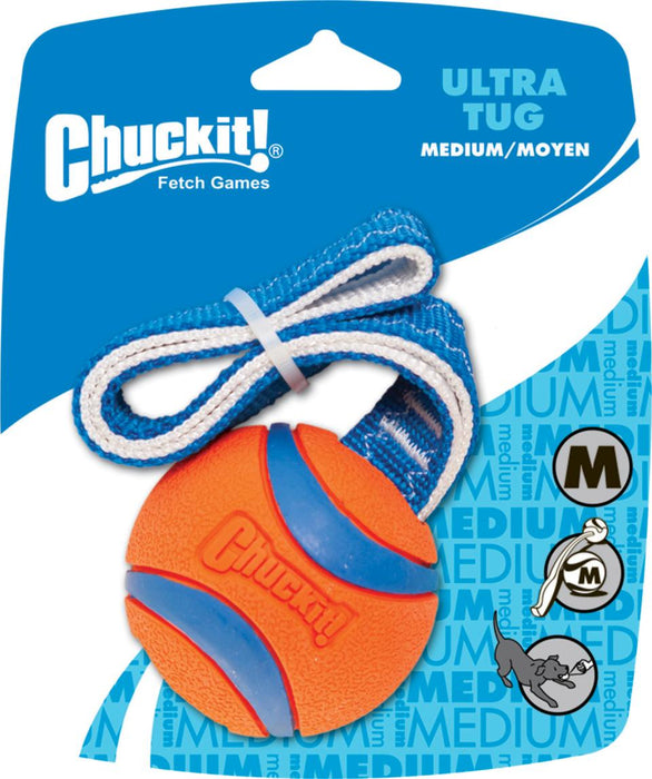 CHUCKIT - ultraboll på rep orange/blå