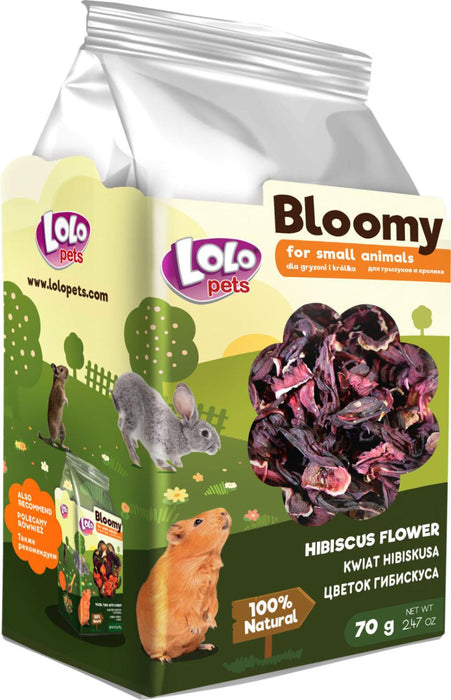 Bloomy - hibiskusblomma för gnagare och kaniner