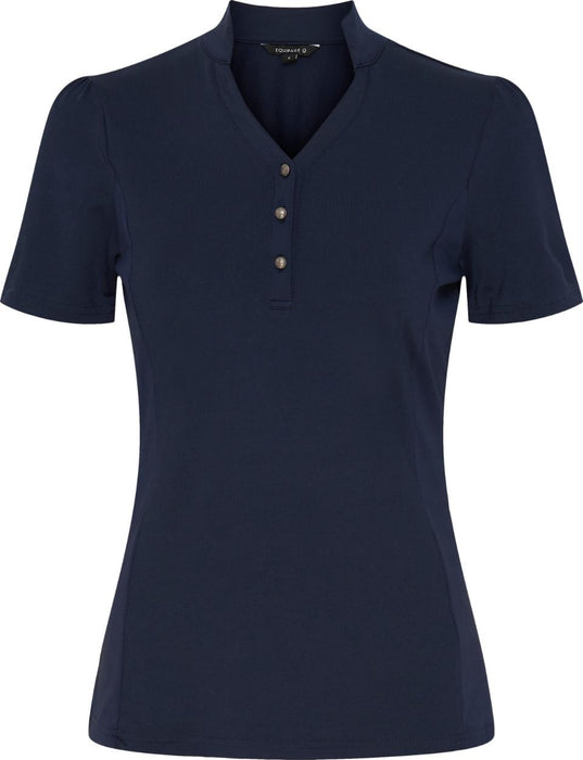 Equipage - josie ss blouse navy