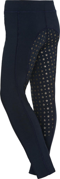 Equipage - molly glitter tights med fullgrip navy