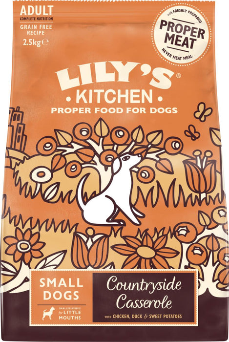 Lilys Kitchen - chicken & duck small breed dry food 2.5kg