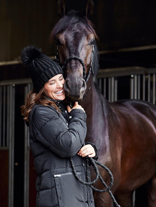 Equipage - candice lång ridjacka svart