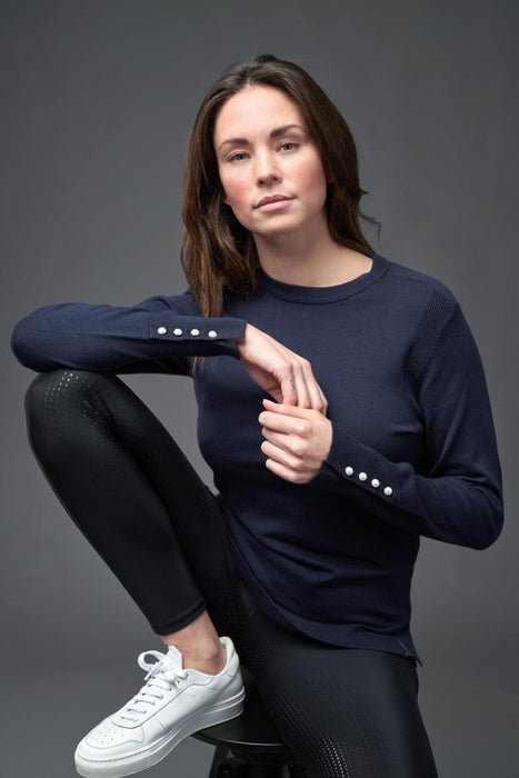 Catago - robyn stickad pullover navy