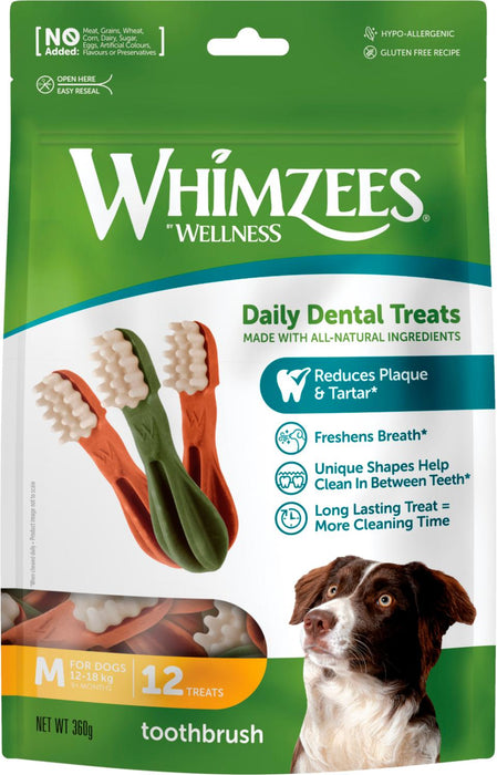 Whimzees - toothbrush star m